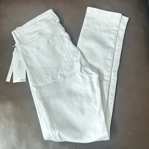 NWT Body Sculpting Butt Lift Premium Quality Stretchy Shaping Skinny White Jeans - Picture 4 of 14